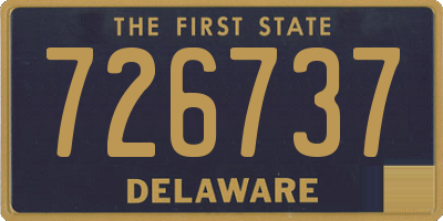 DE license plate 726737