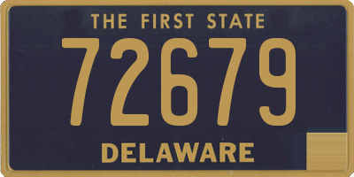 DE license plate 72679