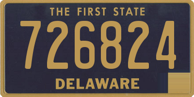DE license plate 726824