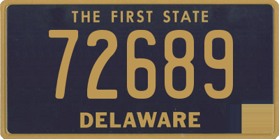 DE license plate 72689