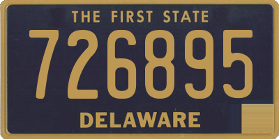 DE license plate 726895
