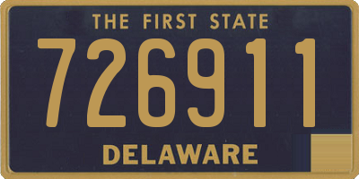DE license plate 726911