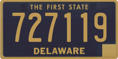 DE license plate 727119