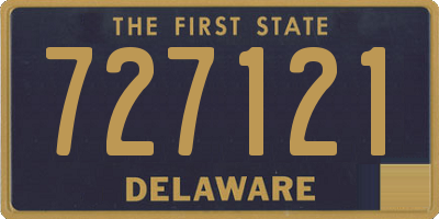DE license plate 727121