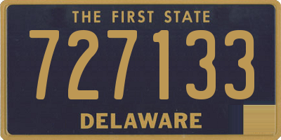 DE license plate 727133