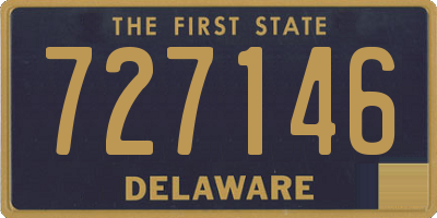DE license plate 727146