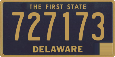 DE license plate 727173