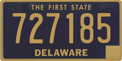 DE license plate 727185