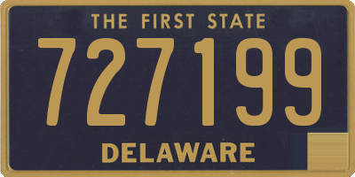 DE license plate 727199