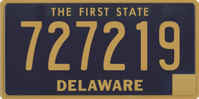 DE license plate 727219