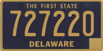 DE license plate 727220