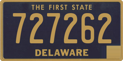 DE license plate 727262