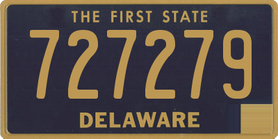DE license plate 727279