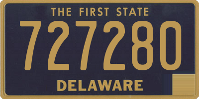 DE license plate 727280