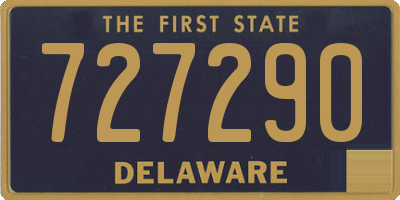 DE license plate 727290