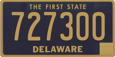 DE license plate 727300
