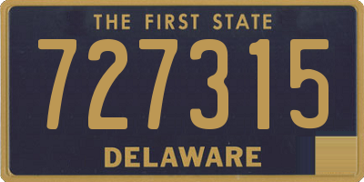 DE license plate 727315