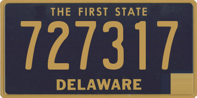 DE license plate 727317