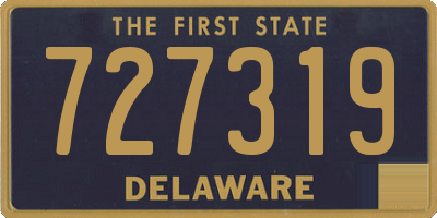 DE license plate 727319