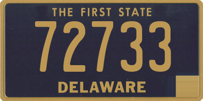 DE license plate 72733