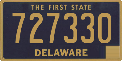 DE license plate 727330
