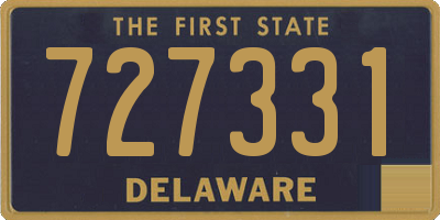 DE license plate 727331