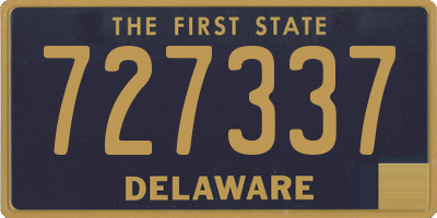 DE license plate 727337