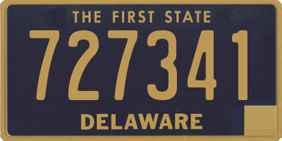 DE license plate 727341