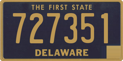 DE license plate 727351