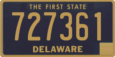 DE license plate 727361