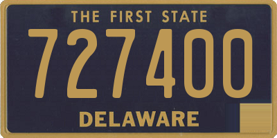 DE license plate 727400