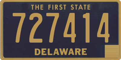DE license plate 727414