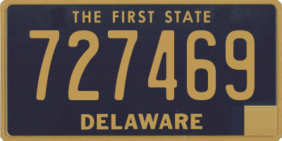 DE license plate 727469
