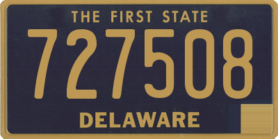 DE license plate 727508