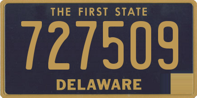 DE license plate 727509