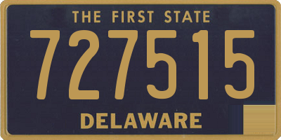 DE license plate 727515
