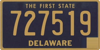 DE license plate 727519