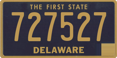 DE license plate 727527