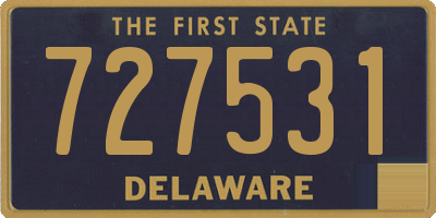 DE license plate 727531
