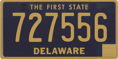 DE license plate 727556