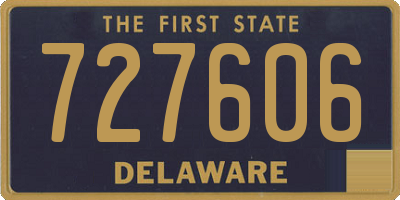 DE license plate 727606