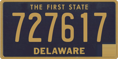 DE license plate 727617