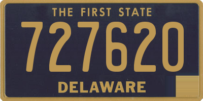 DE license plate 727620