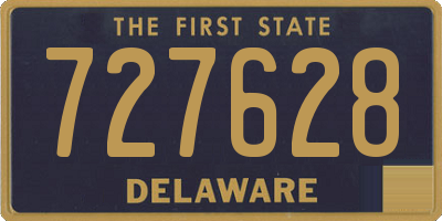 DE license plate 727628