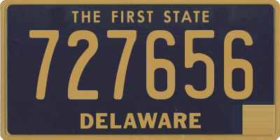 DE license plate 727656