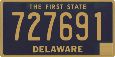 DE license plate 727691