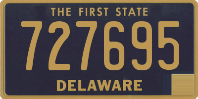 DE license plate 727695
