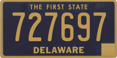 DE license plate 727697