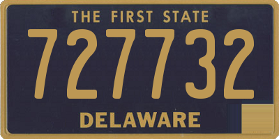 DE license plate 727732
