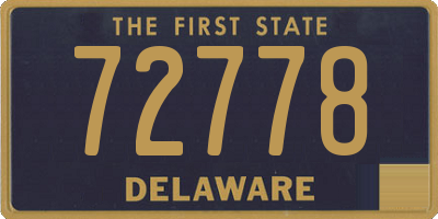 DE license plate 72778